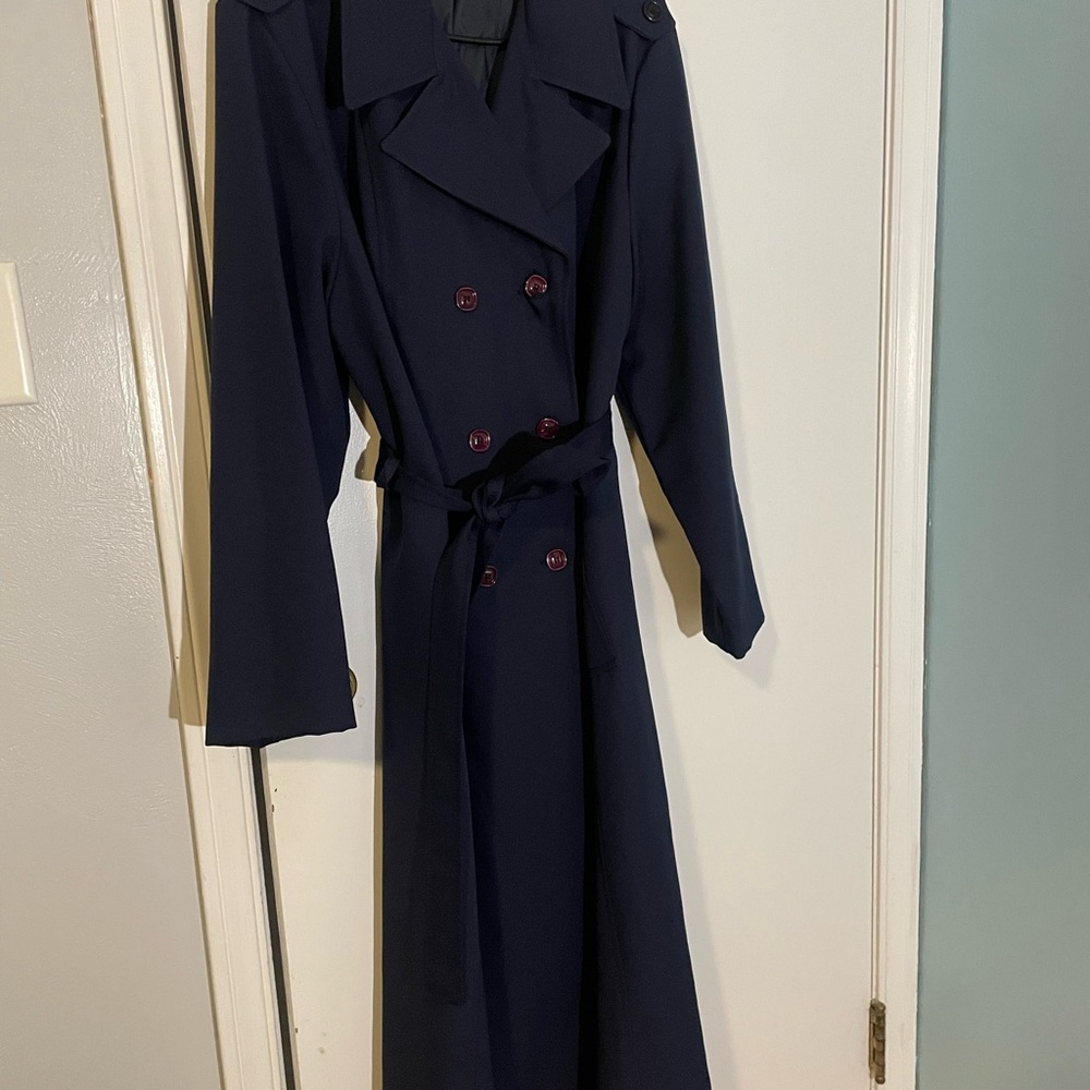 Elegant Navy Pea Coat